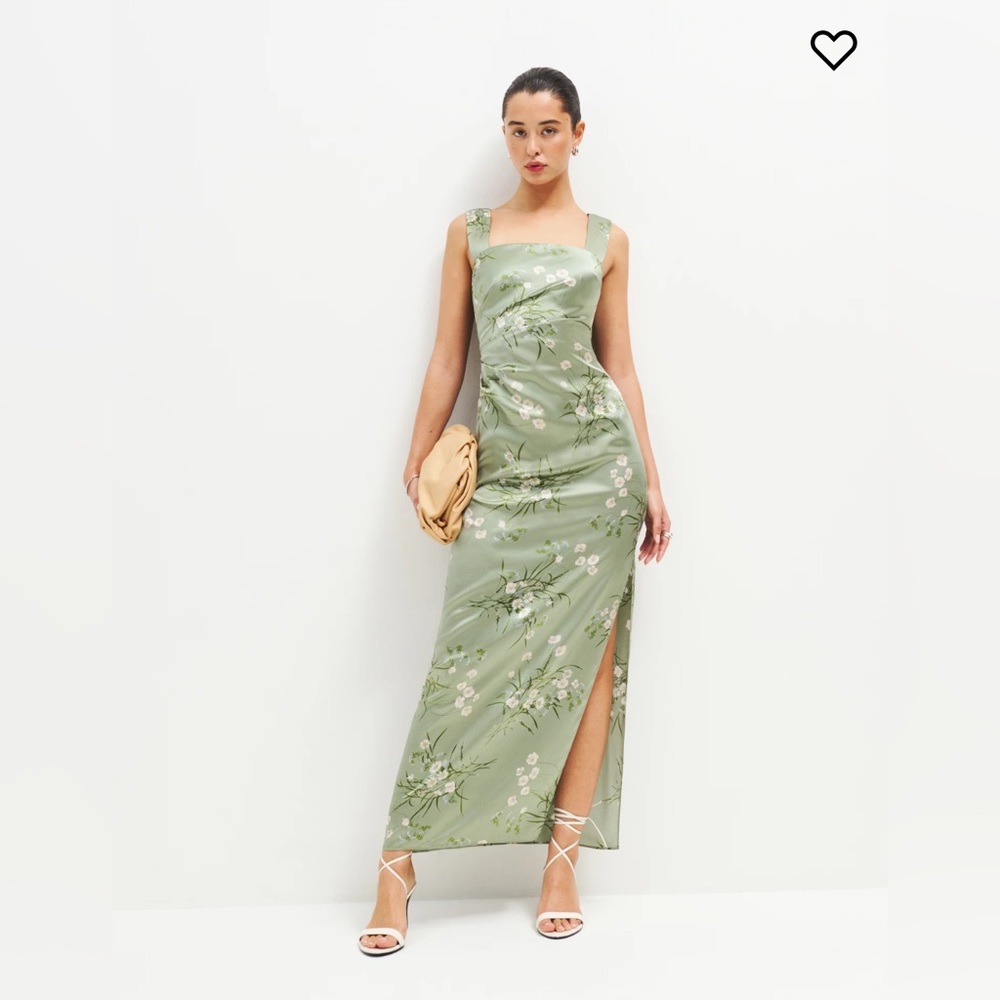 NWT Reformation Earl Silk Dress